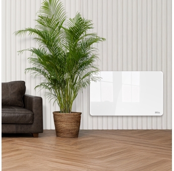 RADIATEUR INERTIE CERAMIQUE 1500W FACADE VERRE