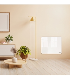 1000W KERAMISCHE TRAAGHEIDSRADIATOR MET GLASFRONT