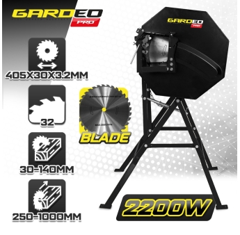 Scie à buches électrique 2200 W – Lame 405mm