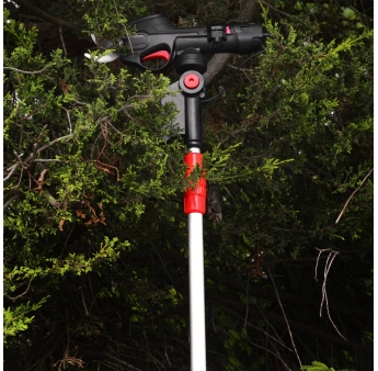 Oplaadbare 7,2V lithium snoeischaar met telescoopsteel