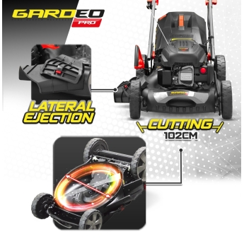 Tondeuse thermique autotractée 170.1cc - 50.8cm livrée avec 2 lames + mulching et éjection latérale