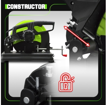 SCIE A METAUX 2300W DIAM. 355MM