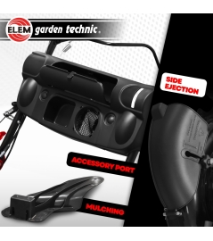 Tondeuse thermique tractée 3 roues 196cc - 55cm