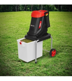 Broyeur de végétaux électrique 2800W avec bac récupérateur 50L