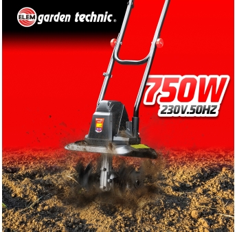 Motobineuse électrique 750W 32cm - 4 Fraises