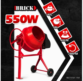 CEMENT MIXER 550W - 140L