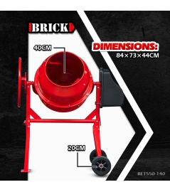 CEMENT MIXER 550W - 140L
