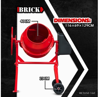 BETONNIERE 650W-160L