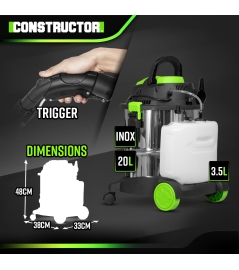 ASPIRATEUR NETTOYEUR TAPIS HUMIDE ET SEC