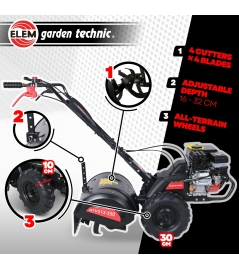 Rotovateur 212cc largeur de travail 50cm