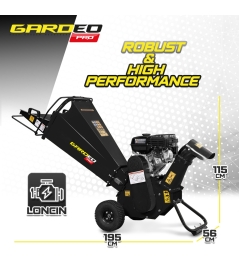 Broyeur de végétaux thermique 196cc – 100mm