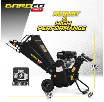 Thermische tuinversnipperaar 196 cc – 100 mm