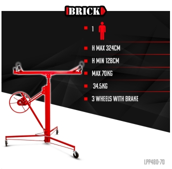 PLAATLIFTER MAX 70KG