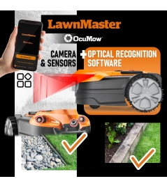 Autonome 24V draadloze robotmaaier met afbakening en oplaadstation - max. 600 m²