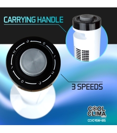 Ventilateur colonne 45W oscillant