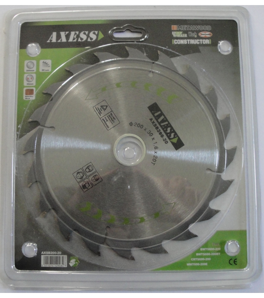 LAME DE SCIE 200MM-20MM