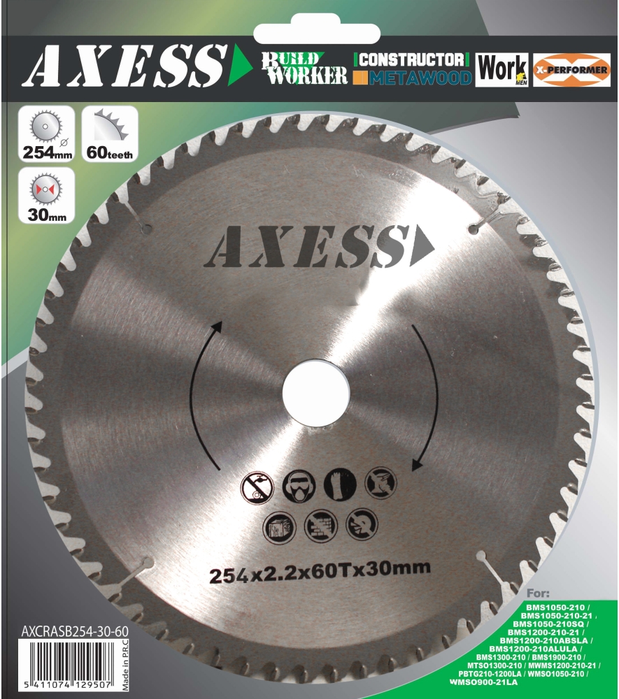 LAME 254MM - 60 DENTS