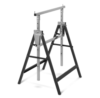 Tréteau métallique télescopique 68x58x130cm- Pliable