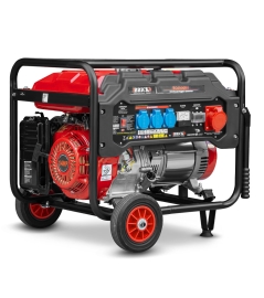 Groupe électrogène max 6000W avec roues et prise triphasée