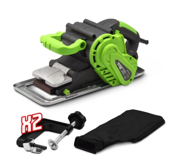 PONCEUSE A BANDE 1010W - 5 ABRASIFS