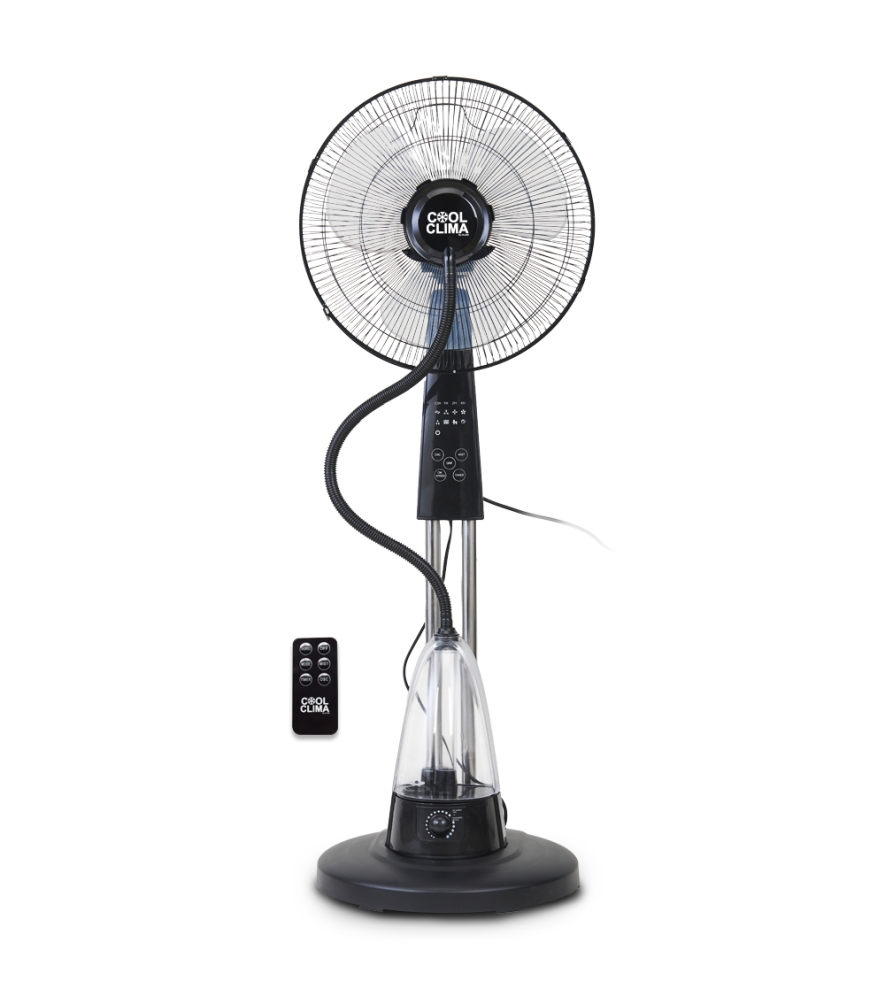 Ventilateur brumisateur sur pied oscillant 70 W