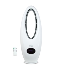 Ventilator zonder bladen, oscillerend, 45W, met afstandsbediening