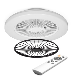 VENTILATEUR DE PLAFOND AVEC ECLAIRAGE + TELECOMMANDE