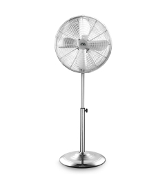 Ventilateur métallique sur pied 50W diamètre 40CM.