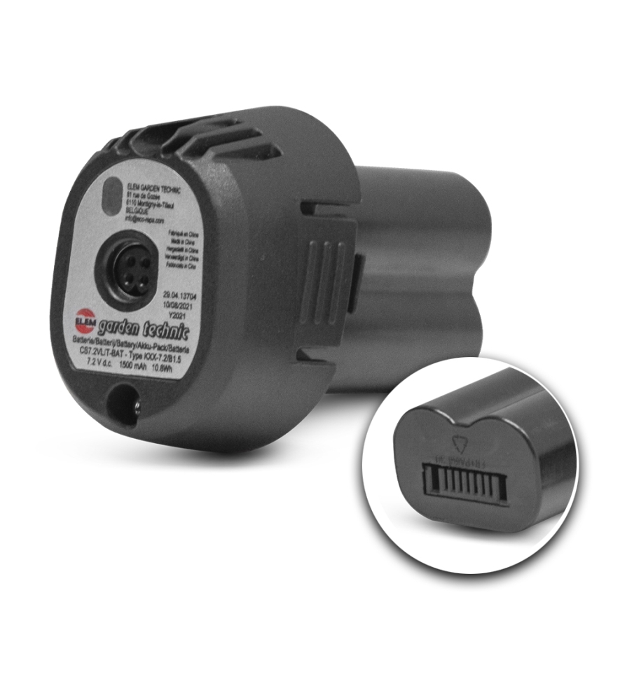 Batterie pour sécateur 7.2v lithium