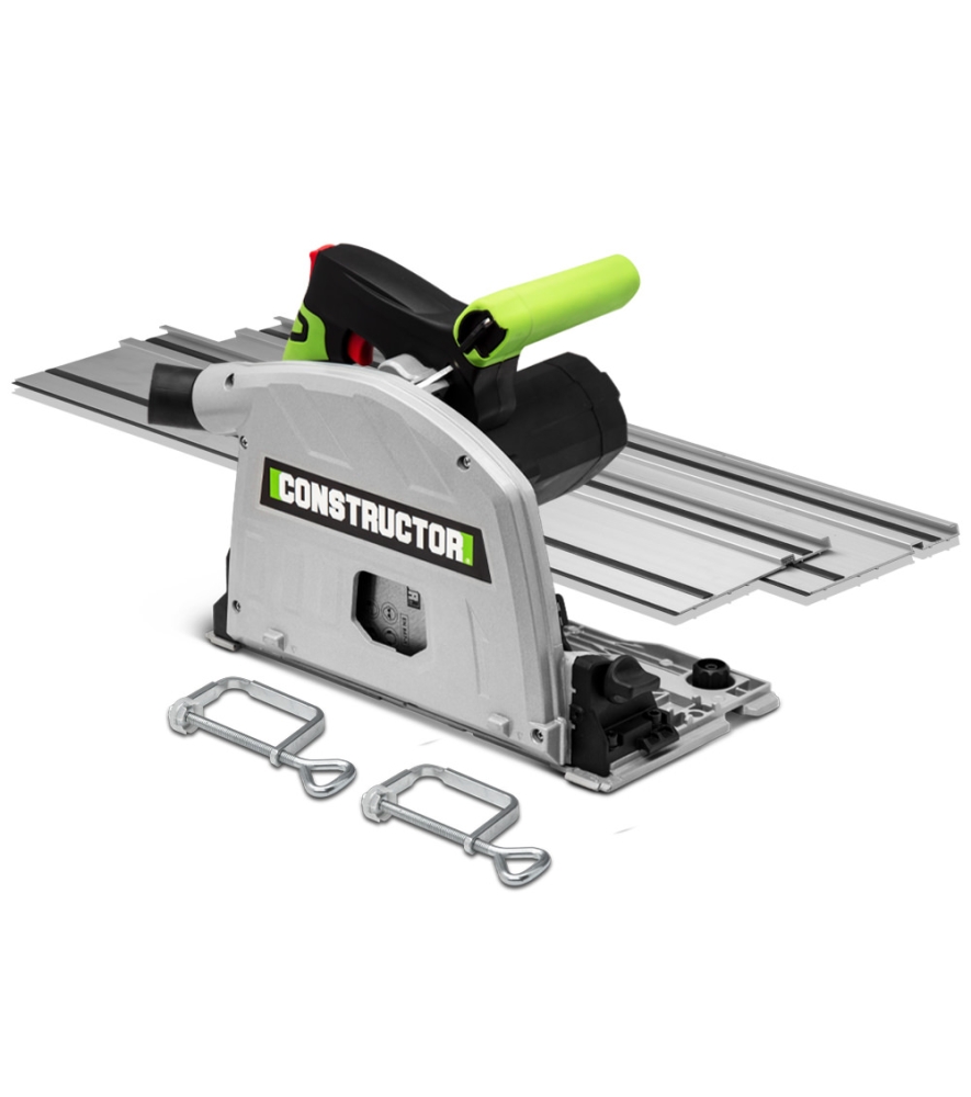 Scie circulaire plongeante 1400W avec rail de guidage - Lame 190mm 24 dents