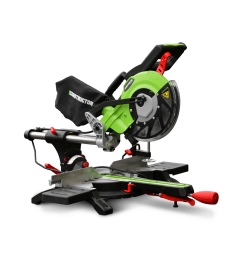 Radiale verstekzaag 1800w-210mm met laser en dubbele kanteling