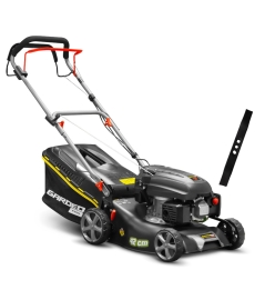 Zelfrijdende benzinemaaier 144,3 cc - 42 cm, geleverd met 2 messen + mulching