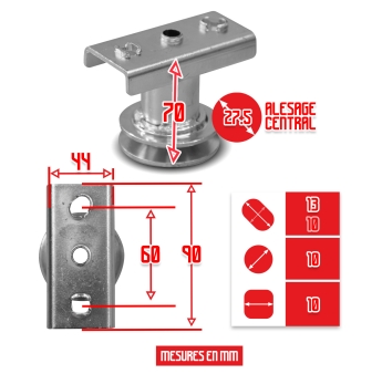 SUPPORT LAME POUR GTTAC46T144