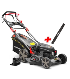 Tondeuse thermique autotractée 170.1cc - 50.8cm livrée avec 2 lames + mulching et éjection latérale