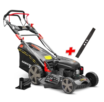 Tondeuse thermique autotractée 170.1cc - 50.8cm livrée avec 2 lames + mulching et éjection latérale