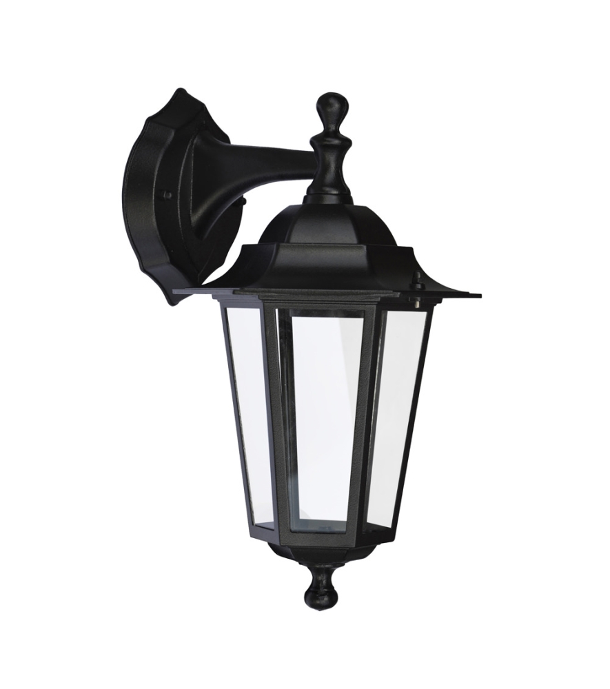 HANGENDE WANDLAMP E27 60W - ZWART