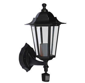 OPSTAANDE WANDLAMP E27 60W SENSOR