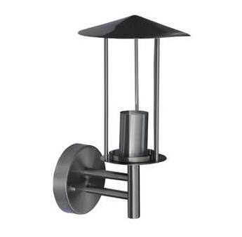 APPLIQUE MONTANTE INOX E27 60W