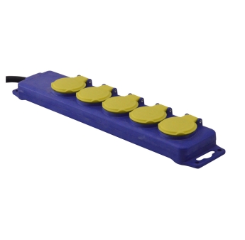 BLOC 5 PRISES ETANCHE - 3X1.5MM²