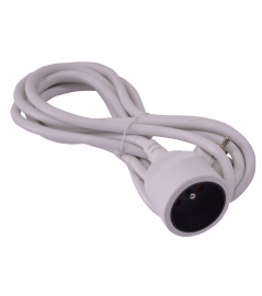 VERLENGSNOEREN 3M-3G*1.5MM2-WIT