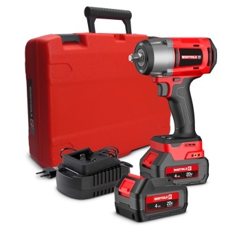 Boulonneuse à chocs brushless sur batterie 20V – 1180Nm – 2 batteries 4Ah + chargeur rapide 