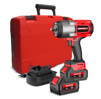 Boulonneuse à chocs brushless sur batterie 20V – 1880Nm – 2 batteries 4Ah + chargeur rapide. 