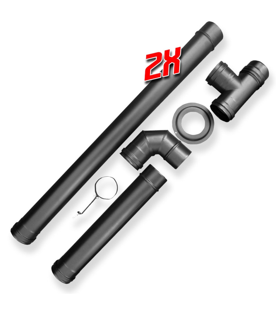 KIT D INSTALLATION POELE A PELLETS