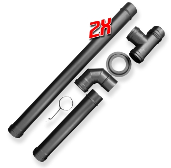 KIT D INSTALLATION POELE A PELLETS