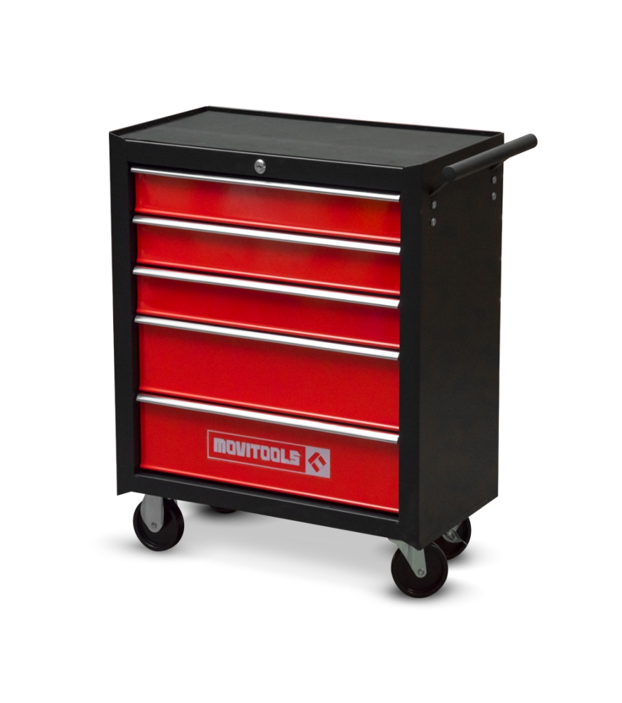 Metalen werkplaatswagen met 5 laden