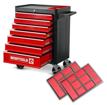 TROLLEY MET 7 LADEN + 2 ORGANIZERS