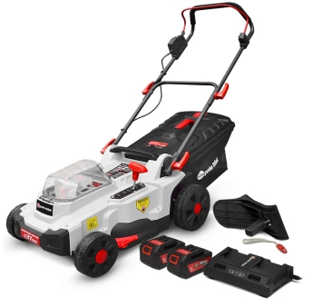 Tondeuse rechargeable 40V (2x20V)  4Ah - 37 cm avec chargeur double 