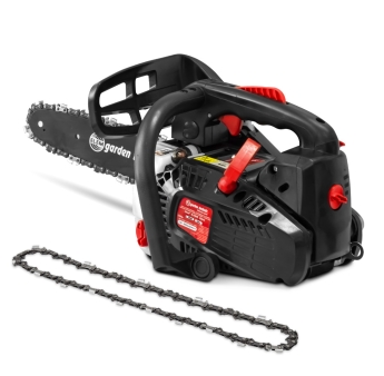 Elagueuse thermique 25cc - guide 25cm - 2 temps - Livrée avec 2 chaînes