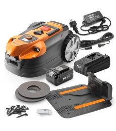 24V autonome robotmaaier met laadstation, draadloze omtrek - De eenvoudigste robot op de markt