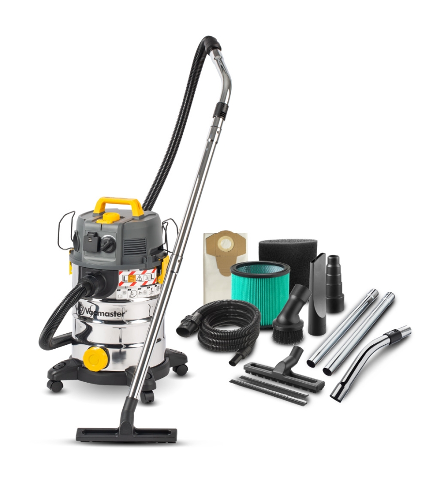 ASPIRATEUR EAU/POUSS. 1400W 30L INOX